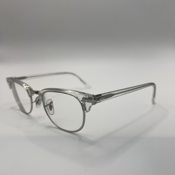 Ray-Ban Other - RAY BAN RB 5154 2001 White Transparent Silver Clubmaster Unisex 49 mm Eyeglasses